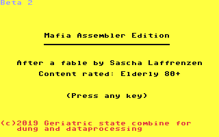 C64 GameBase Mafia_Assembler_Edition_[Preview] (Preview) 2019